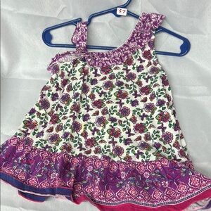 Carter's Purple Floral Kids Blouse